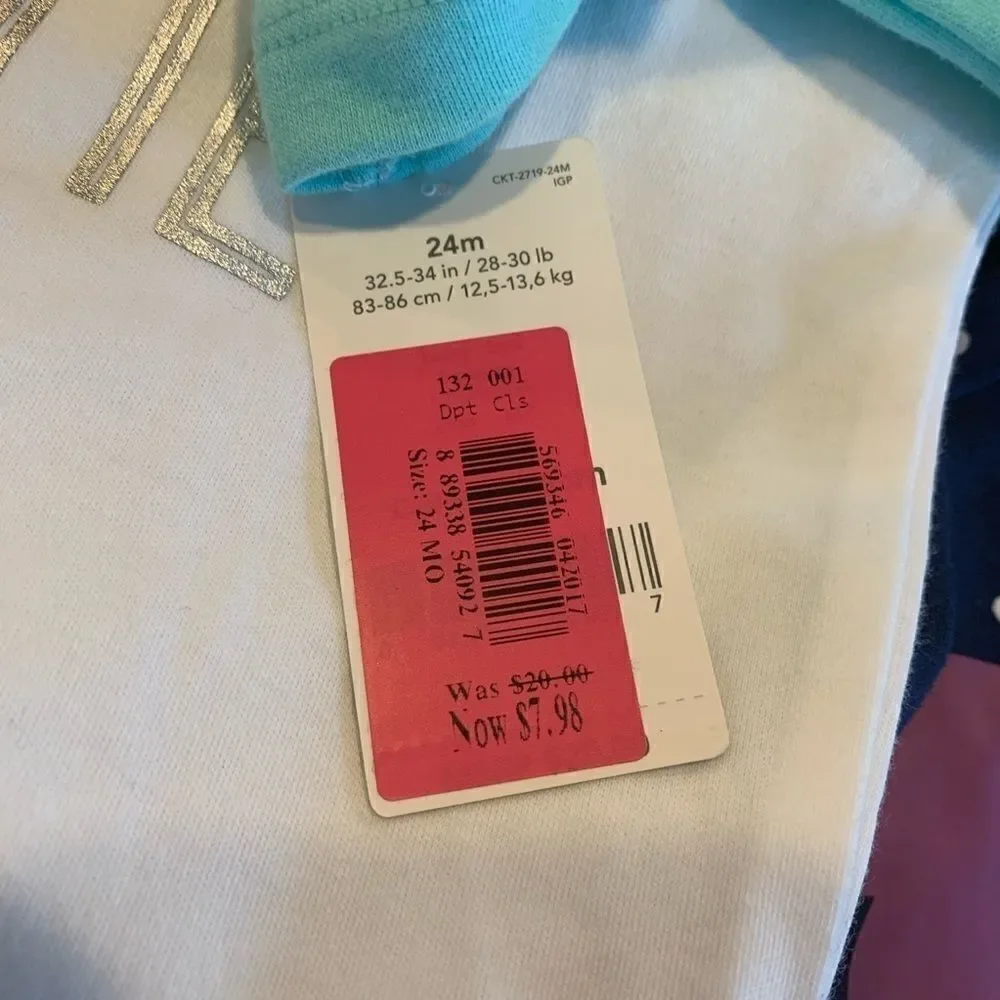 Girls Size 24 Months Outfit/Sleepers Bundle NWT